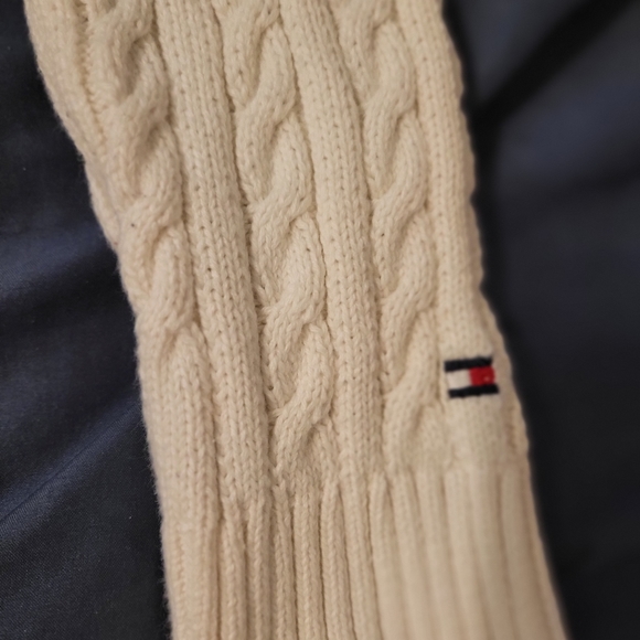 Tommy Hilfiger Womens Cable Knit Colorblock  Crewneck Sweater Size Large - Picture 3 of 7